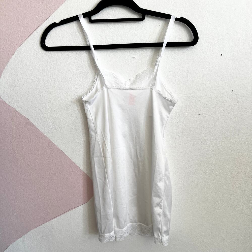 Vintage Lace Trim Babydoll Dress Girls Size 7 Cottagecore Coquette Y2K - Picture 2 of 5